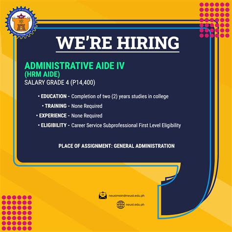 ADMINISTRATIVE AIDE IV .